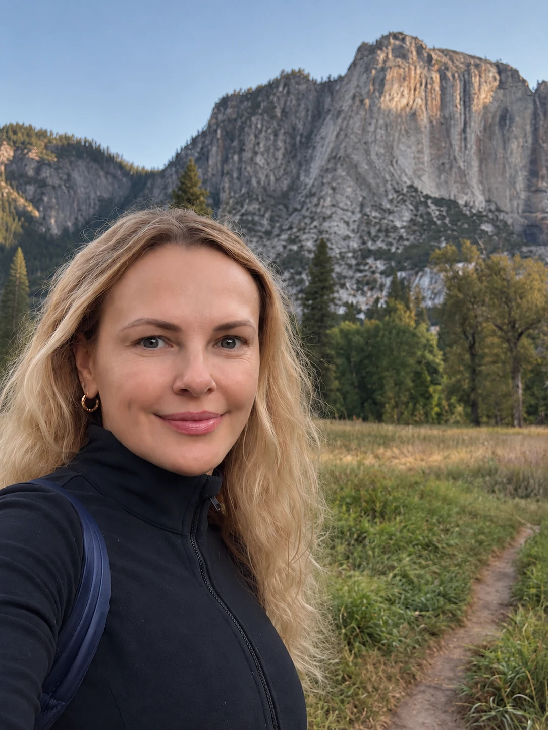 Yuliya Novak in Yosemite National Park